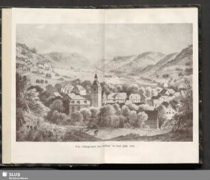 Eine Lithographie von Keilhau um das Jahr 1840