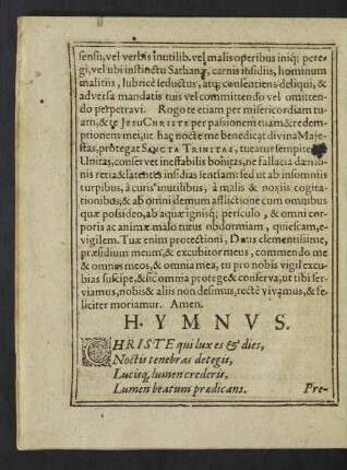 Hymnus.