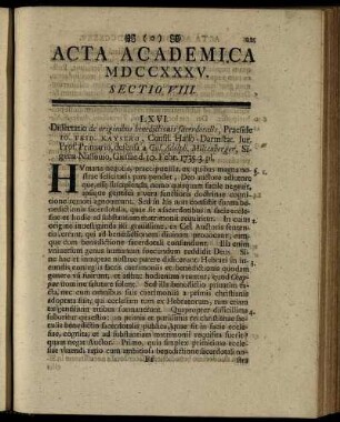 Sectio VIII. [D. XXXI. Augusti.]