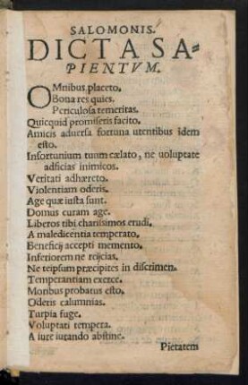 Dicta Sapientum.