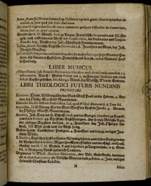 Liber Musicus.