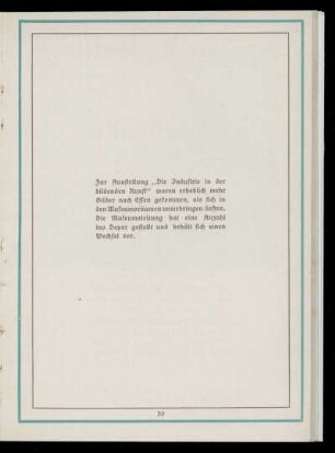 Zur Austellung ...