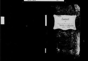 Rauenberg, katholische Gemeinde: Standesbuch 1810-1830