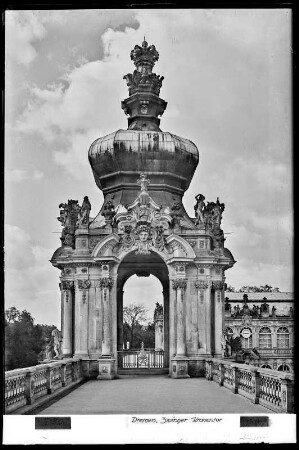 Dresden, Zwinger, Kronentor