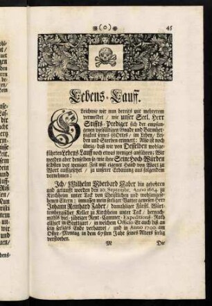 45-58, Lebens-Lauff