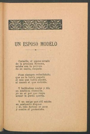 Un esposo modelo