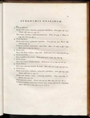 Synonymia oxalidum.