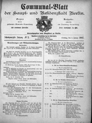 1887,2: No. 2, 9. Januar 1887