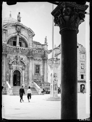 Dubrovnik, St. Blasius und Rolandsäule