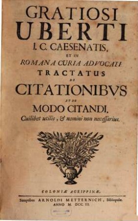 Tractatus de Citationibus et de modo citandi