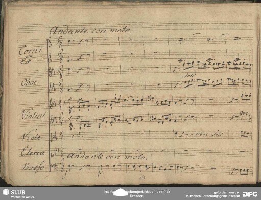 Cavatina: "Mentro giro il colle e il prato"