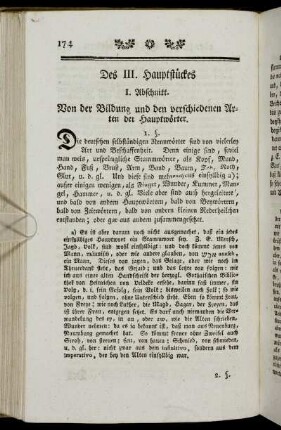 Des III. Hauptstückes [...]