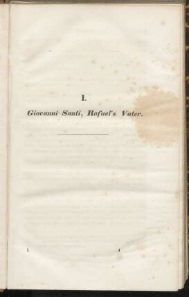 I. Giovanni Santi, Rafael's Vater.