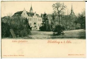 Mühlberg an der Elbe. Schloss Güldenstern