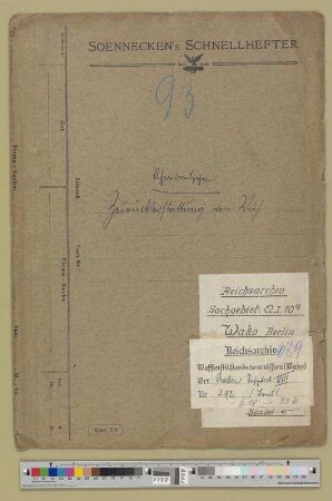 Zurückerstattung von Vieh