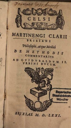 De methodis Commentarius