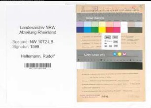 Entnazifizierung Rudolf Hellemann , geb. 07.01.1903 (Wirt)
