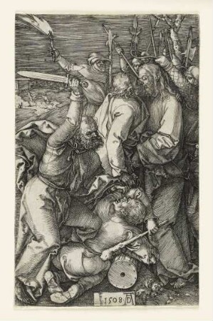 Gefangennahme Christi, Blatt 3 der Folge "Kupferstich-Passion"