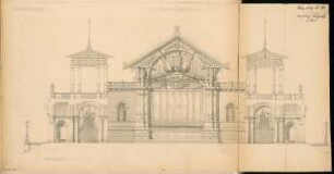 Sommertheater Monatskonkurrenz März 1878: Querschnitt 1:50