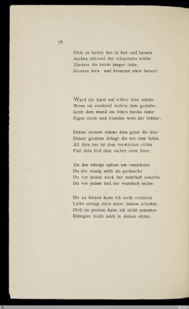 Ward die hand auf trüber leier müde