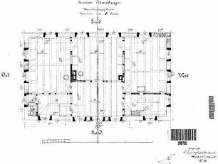 Dußlingen: Empfangsgebäude Grundriss 1.Stock
