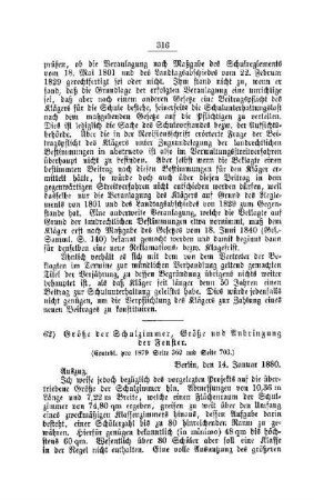 Größe der Schulzimmer, Größe und Anbringung der Fenster : [V. Volksschulwesen]