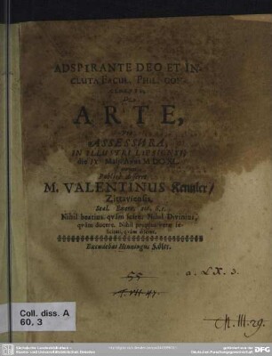De arte