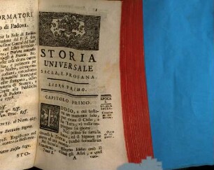 Storia Universale Sacra, E Profana, 1