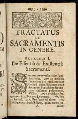 1-38, Articulus I