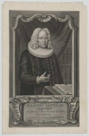 Bildnis des Ioannes Gottlob Carpzov