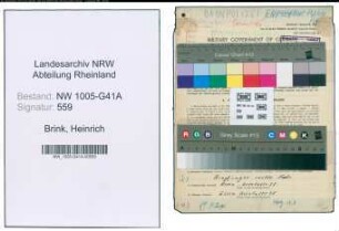 Entnazifizierung Heinrich Brink , geb. 16.03.1909 (Bahnpolizist)