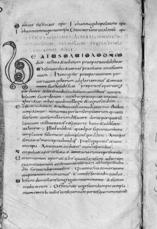 Canones concilii quarti Lateranensis — Initial b, Folio fol. 14v
