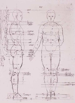 Bewegte Figur (Tafel 43) : Dresdner Skizzenbuch (1507/1528). Bewegte Figur (Tafel 43, Kriegsverlust). Dresden: SLUB Mscr.Dresd.R.147.f