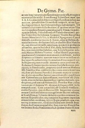 De gymnasio Patavino Antonii Riccoboni Commentariorum libri sex