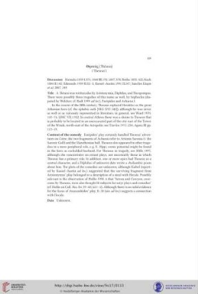 Θησεύς (Thēseus) (‘Theseus’)