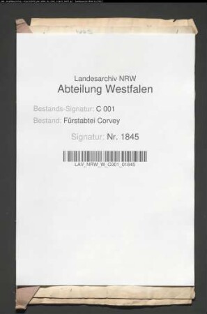 Belehnung der von Kanne zu Bruchhausen und Gütern zu Ottbergen, Wehrden und Hembsen