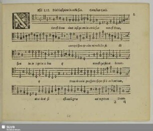 I. Canis, Cornelius: Dixit insipiens in corde suo