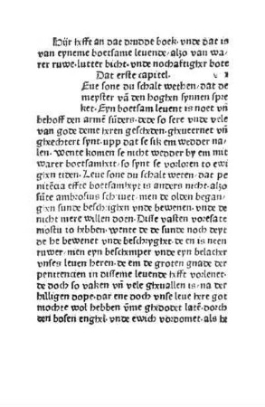 Hiir hefft an dat drudde boek dat is van eyneme boetsame levende alzo van warer ruwe lutter bicht unde nochaftighet bote
