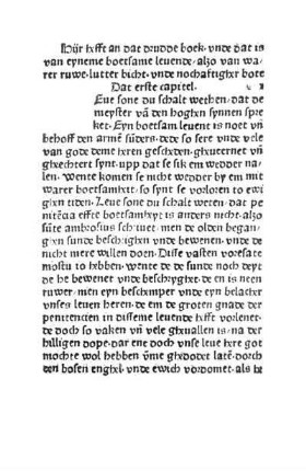 Hiir hefft an dat drudde boek dat is van eyneme boetsame levende alzo van warer ruwe lutter bicht unde nochaftighet bote