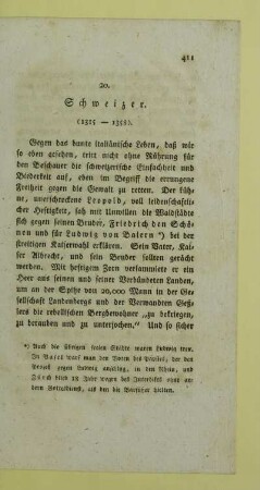 20. Schweizer (1315-1358)