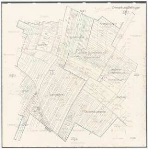 Landschaftsaufbauplanung Bellingen: Gemarkung Bellingen 1:1000