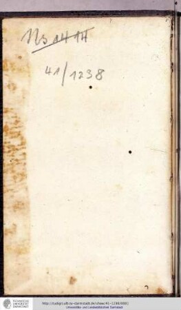 Das neueste und numehro vollständigste Darmstättische Gesang-Buch : Darinnen/Geist- und Trostreiche/Psalmen und Gesänge/Herrn D.Martin Luthers/.../Mit Fleiß zusammen getragen:/Nebst/Morgen-Abend-Buß-Beicht-/Communion- und andern andächtigen/Gebätlein