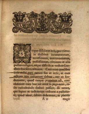 Pro-cancellarius Carolus Otto Rechenberg ictus solemnia inauguralia ... Christiani Godofredi Reinhardt ... indicit : [simulque disquirit, quousque contra legem scriptam iudex in possessorio summariissimo decernere queat?]