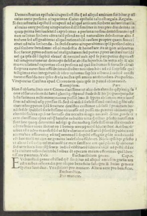 Eucharisticum genus. Cap. v.