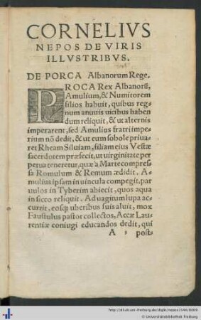 Cornelius Nepos de viris illustribus.