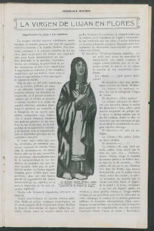 La Virgen de Luján en flores