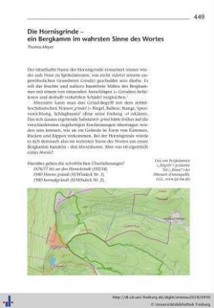 Die Hornisgrinde - ein Bergkamm im wahrsten Sinne des Wortes.