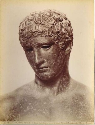 Kopf Merkurs oder Idolinos, Archäologisches Nationalmuseum, Römische Sektion, Florenz