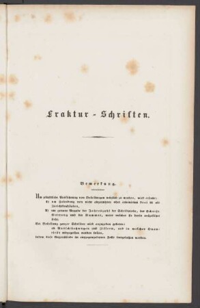 Fraktur-Schriften