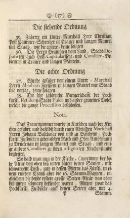 Die achte Ordnung